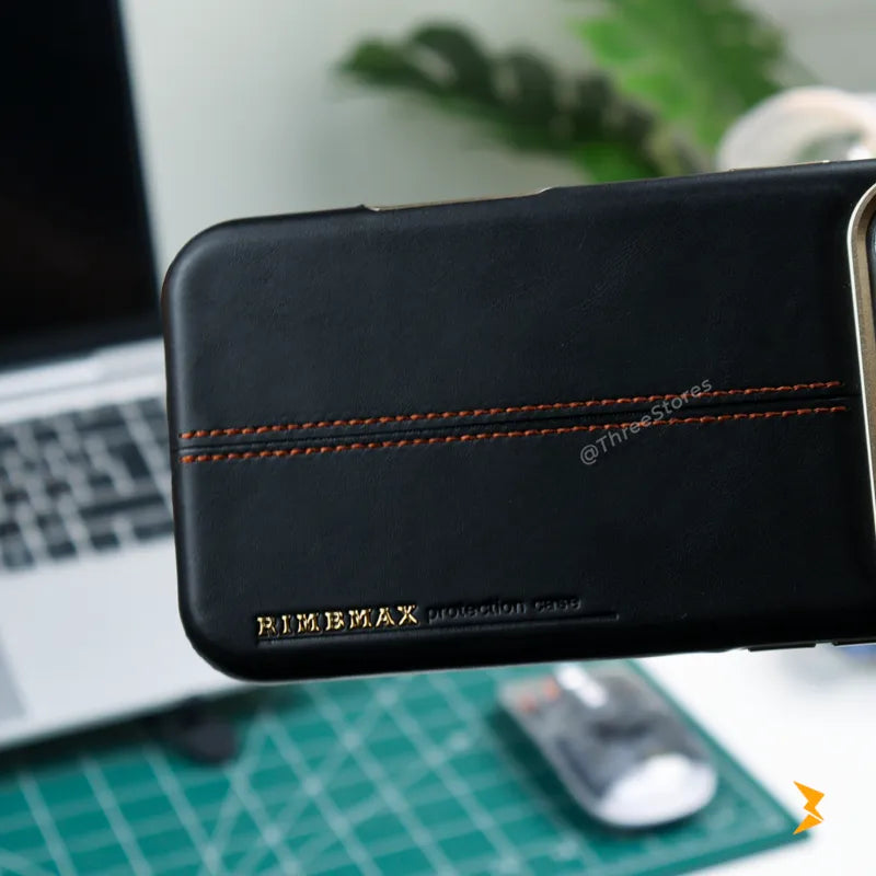 Rimbmax Classic Leather Case iPhone 17 Pro Max