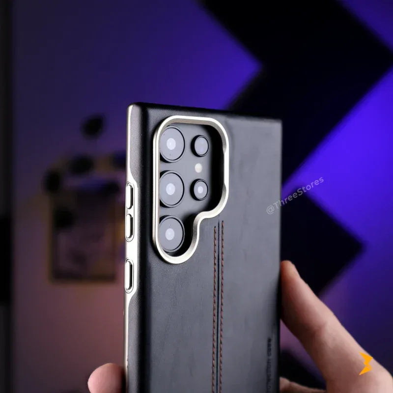 Rimbmax Classic Leather Samsung S24 Ultra - Three