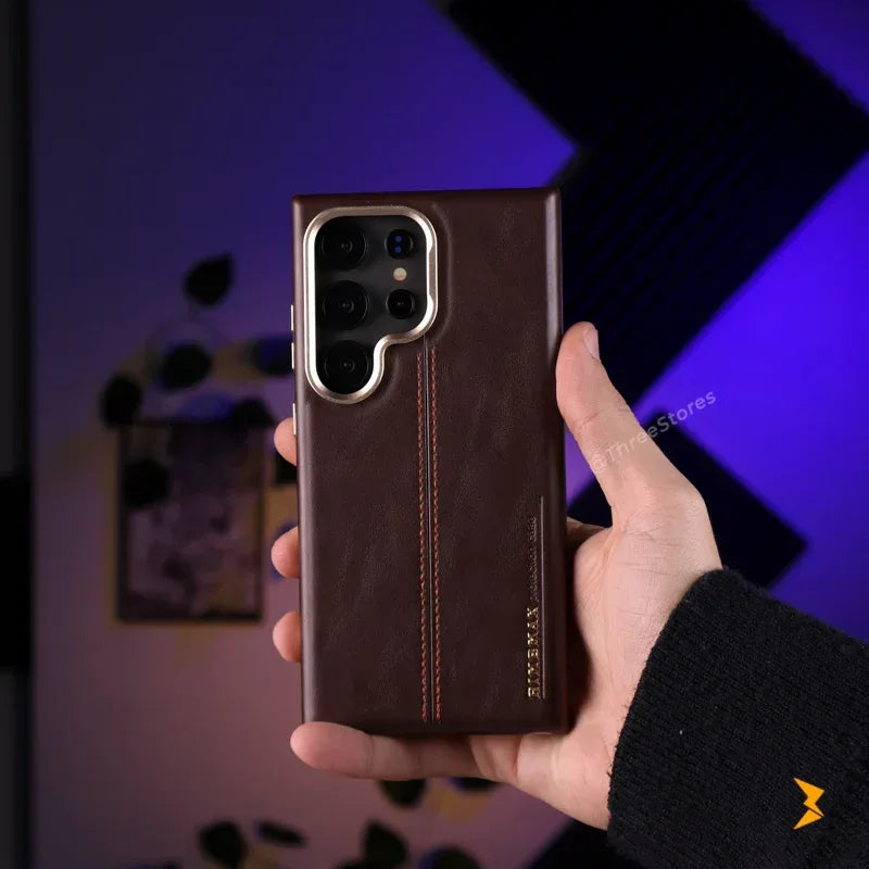 Rimbmax Classic Leather Samsung S24 Ultra - Three