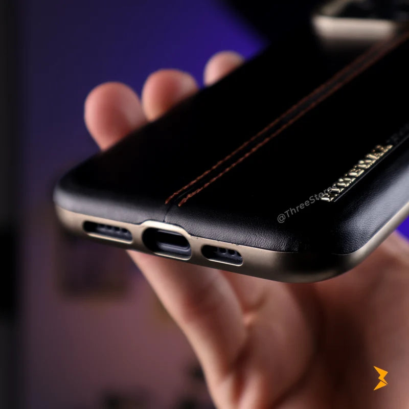 Rimbmax Classic Leather iPhone 15 Pro Max