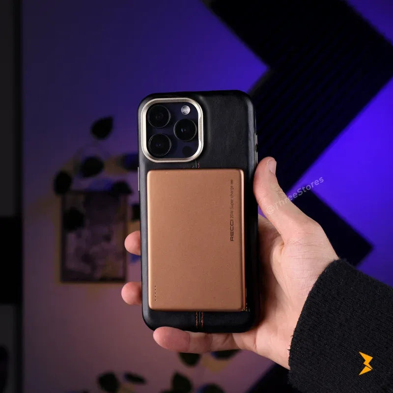 Rimbmax Classic Leather iPhone 15 Pro Max - Three