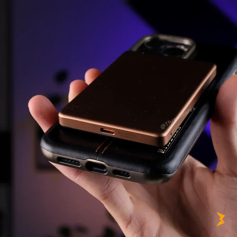 Rimbmax Classic Leather iPhone 15 Pro Max - Three