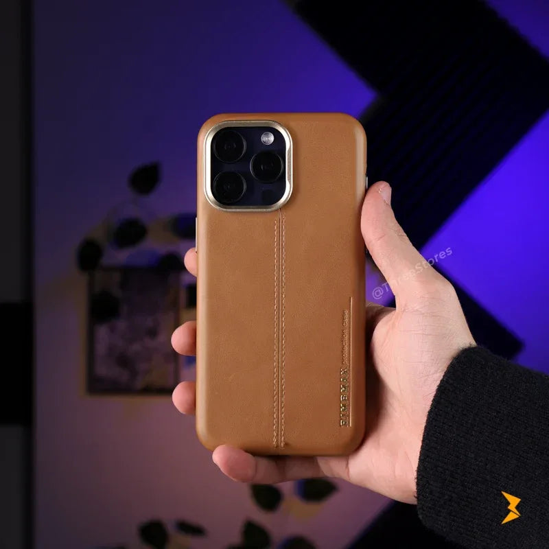 Rimbmax Classic Leather iPhone 15 Pro Max - Three