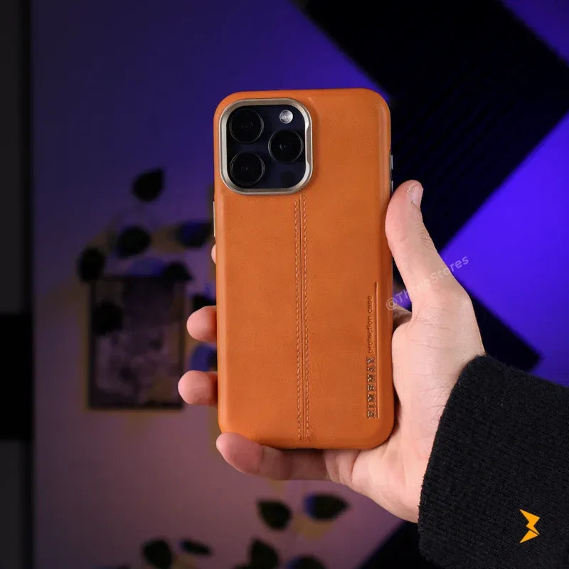 Rimbmax Classic Leather iPhone 15 Pro Max - Three