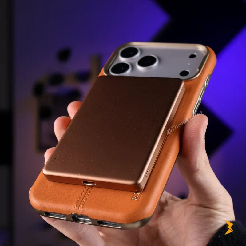 Rimbmax Classic Leather iPhone 17 Pro Max - Three