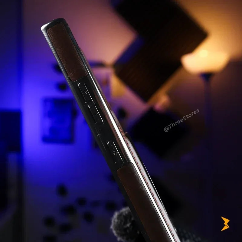 Rimbmax Leather Stand Magsafe Case Samsung S24 Ultra - Three