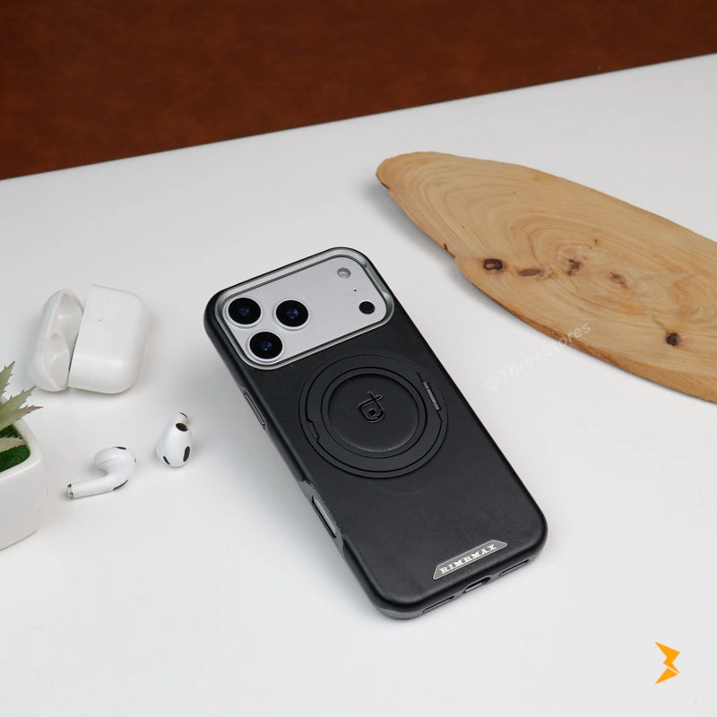 Ruime Leather Magsafe Stand Case iPhone 17 Pro Max