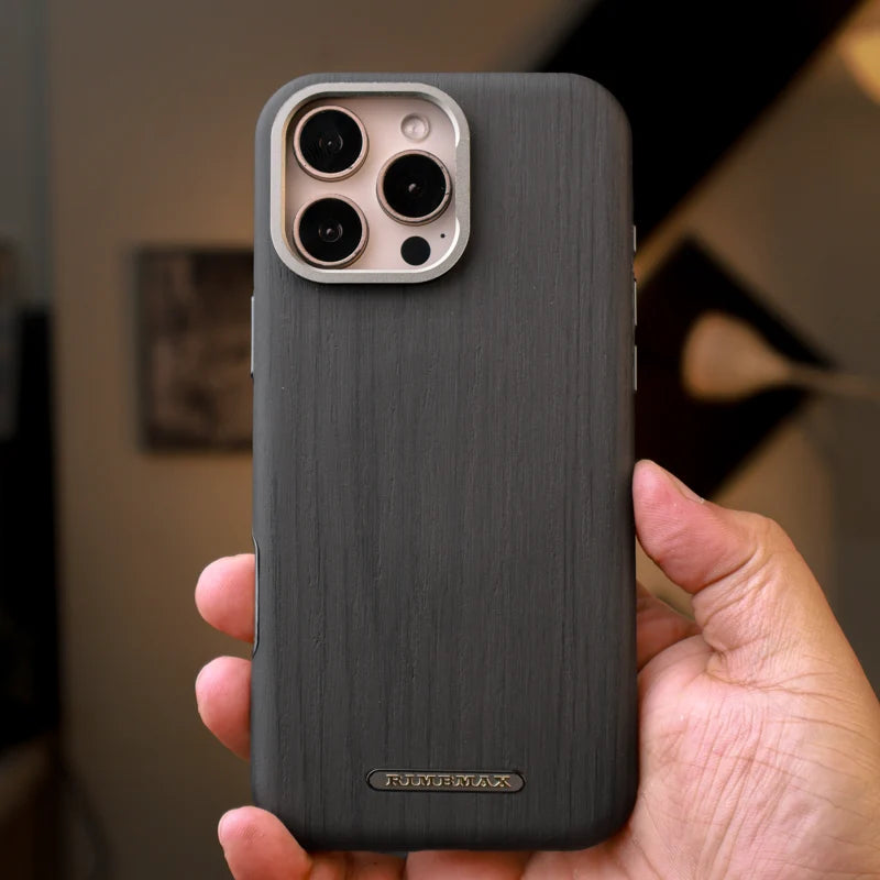Rimbmax Tpu Wood Case iPhone 16 Pro Max