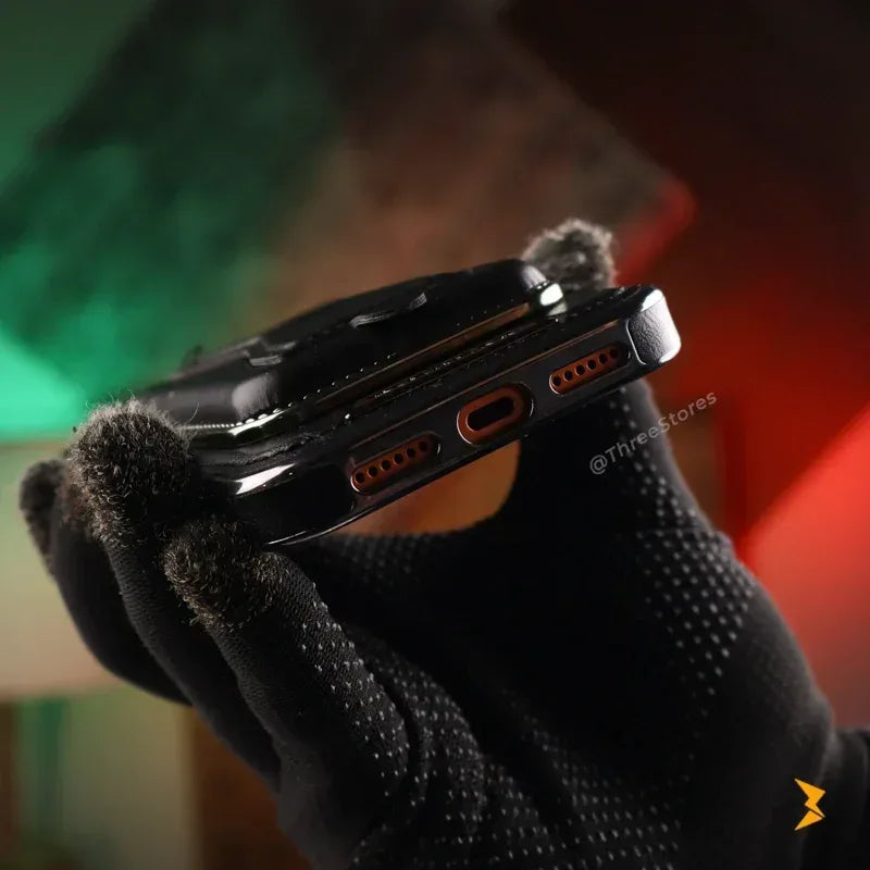 Rimbmax Vogue Magnetic Card Holder Leather Case iPhone 17 Pro Max - Three