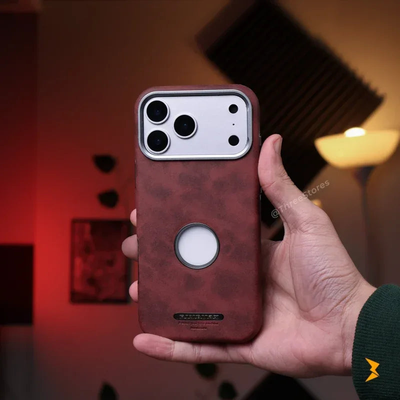 Rimbo Leather Case iPhone 17 Pro Max - Three