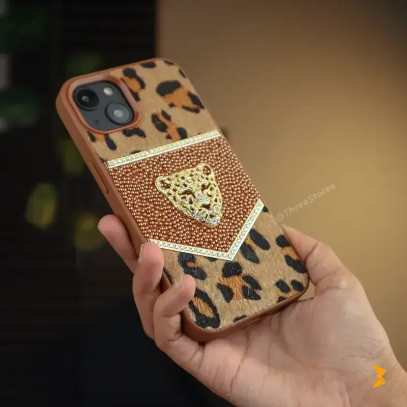 Roar Strass Case iPhone 13/14/15 - Three