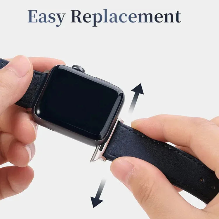 Rock Leather Watch Band For Apple Watch - Three