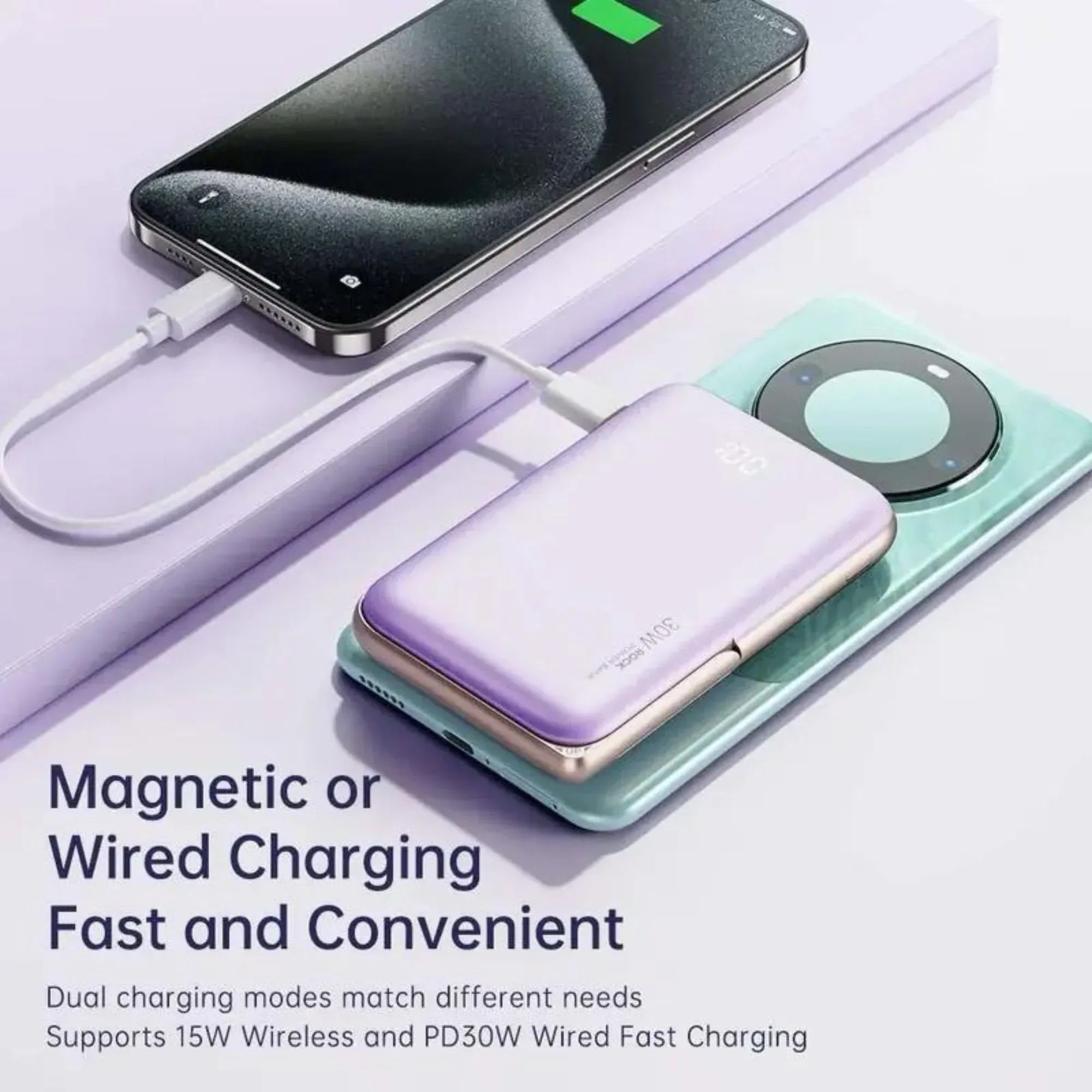 Rock PD 30W Fast Charge 10000mAh Power Bank P30 - Three