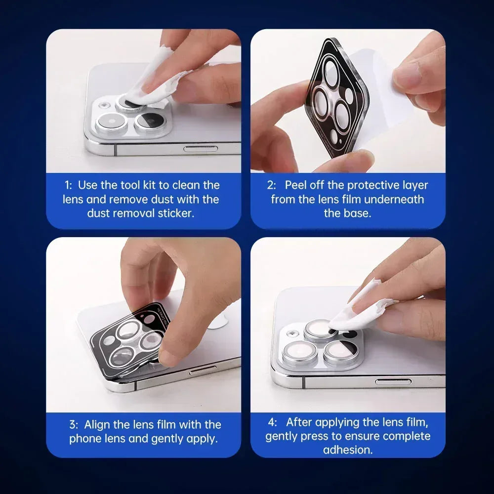 Rock Pure Camera Lens Protector iPhone 17 Pro - Three