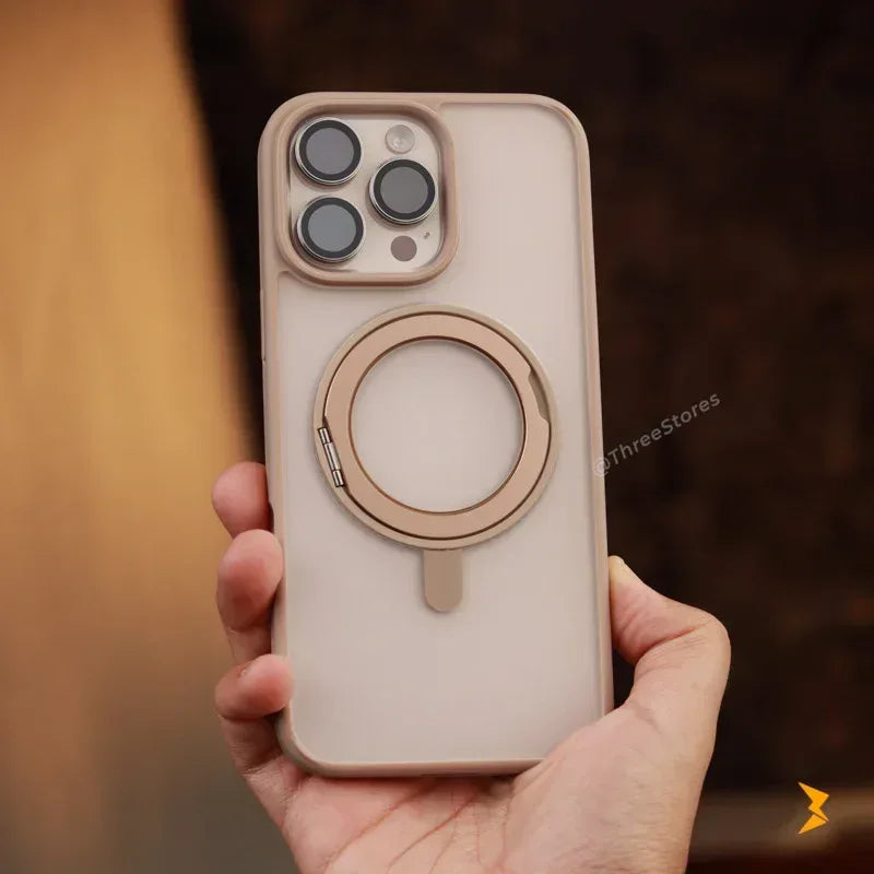 Rock Solid Magsafe Stand Case iPhone 16 Pro Max - Three