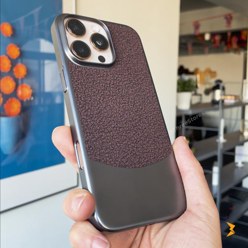 Rock Texture Case iPhone 16 Pro Max - Three