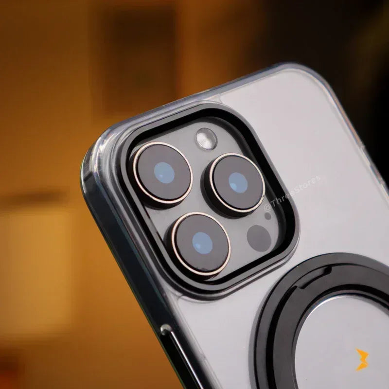 Roman Ring Magsafe Stand Case iPhone 16 Pro Max - Three