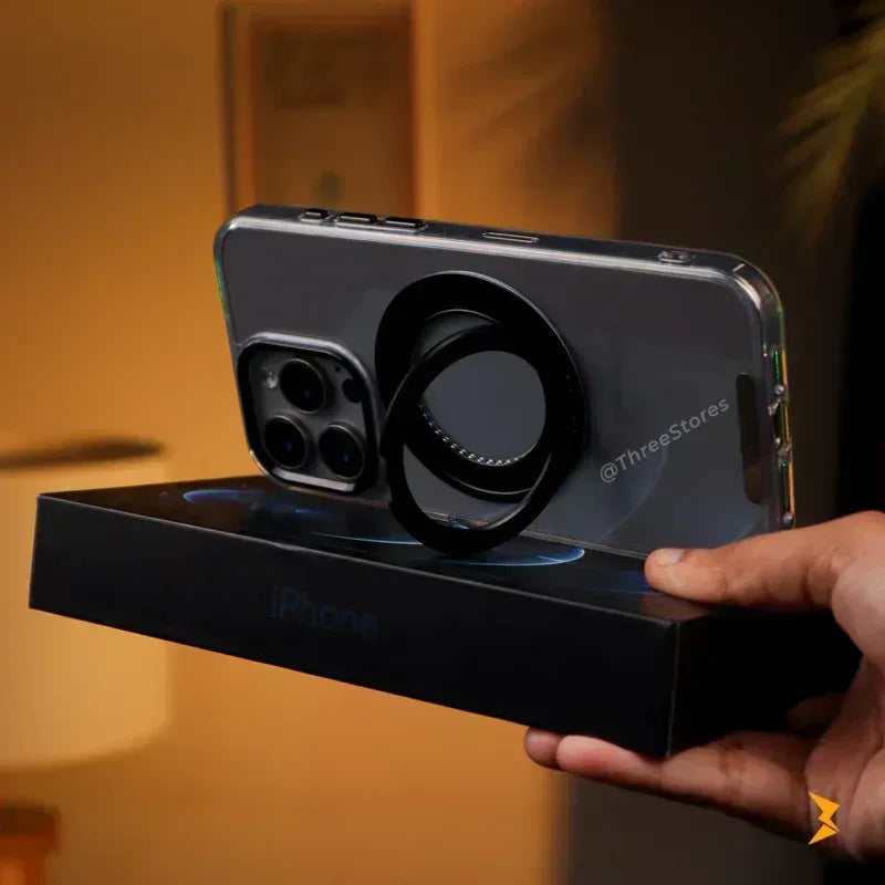 Roman Ring Magsafe Stand Case iPhone 16 Pro Max - Three