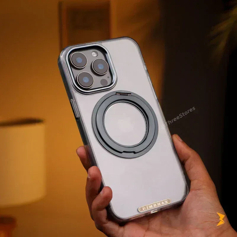 Roman Ring Magsafe Stand Case iPhone 16 Pro Max - Three