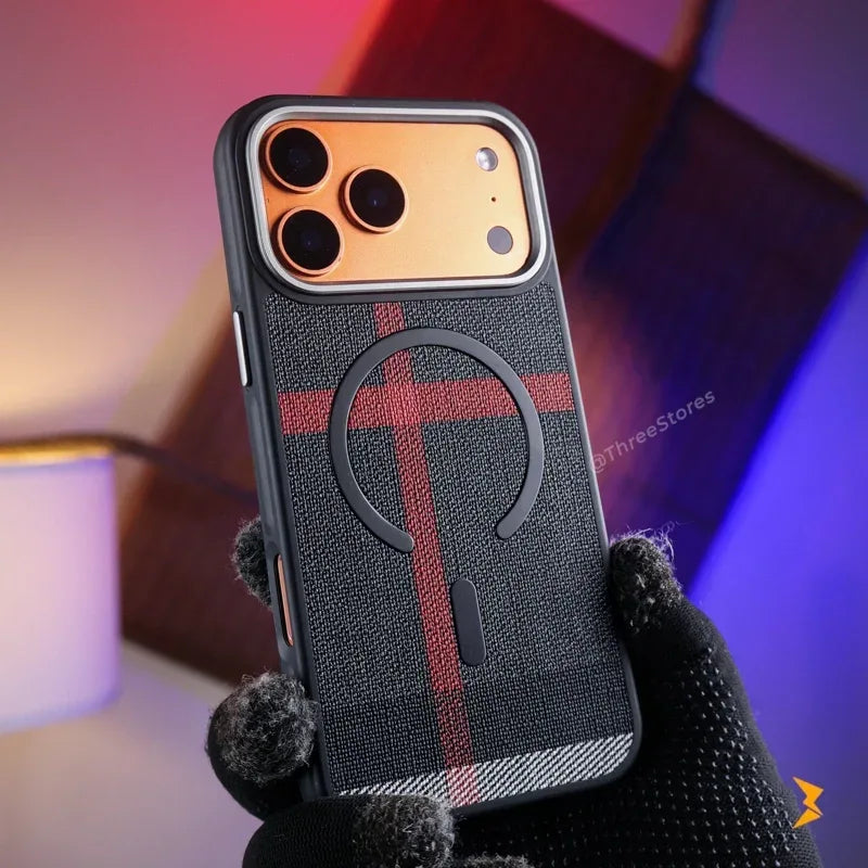 Rosilo Fabric Magsafe Case iPhone 17 Pro Max - Three