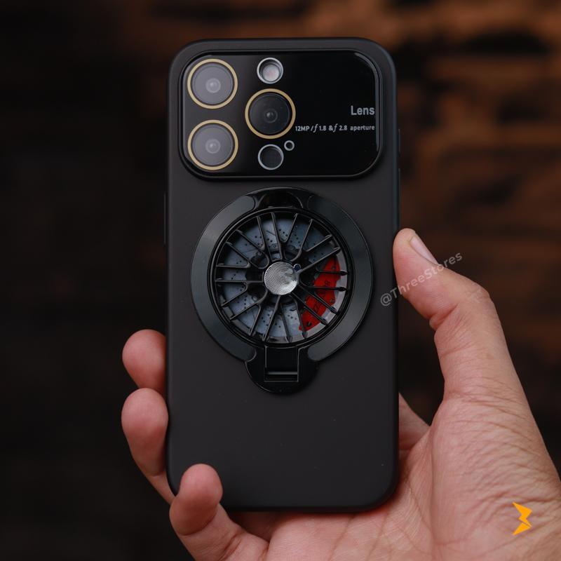 Rotating Gyroscope Holder Phone Case iPhone 14 Pro Max