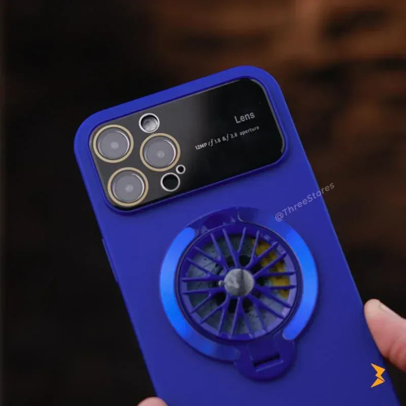 Rotating Gyroscope Holder Phone Case iPhone 12 Pro Max - Three