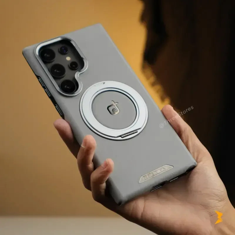 Ruime Leather Magsafe Stand Case Samsung S24 Ultra - Three