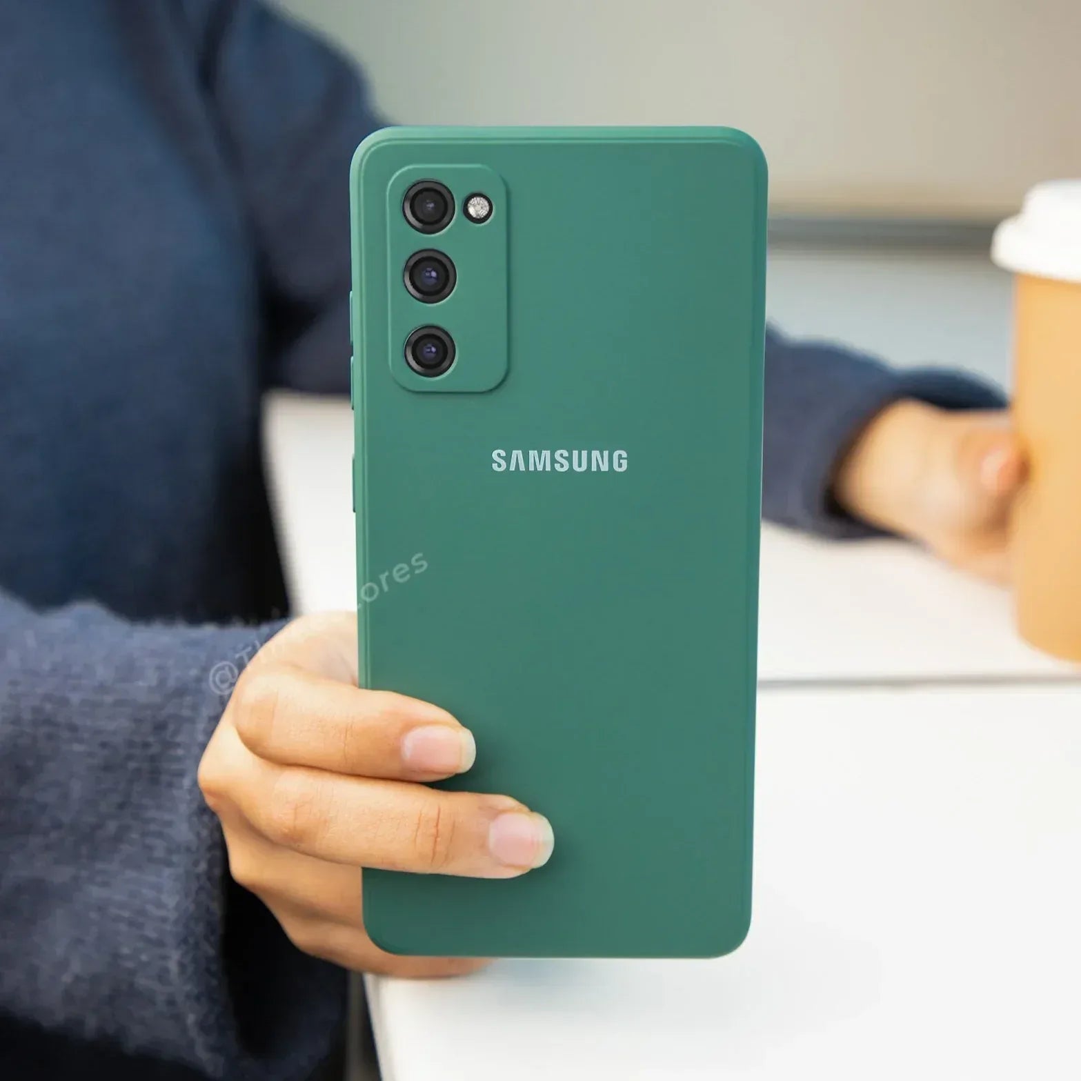 Silicone Camera Protection Case Samsung S20 FE - Three