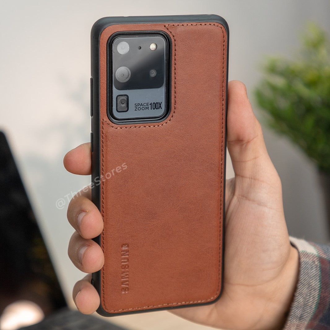 Cradle Leather Case Samsung S20 Ultra