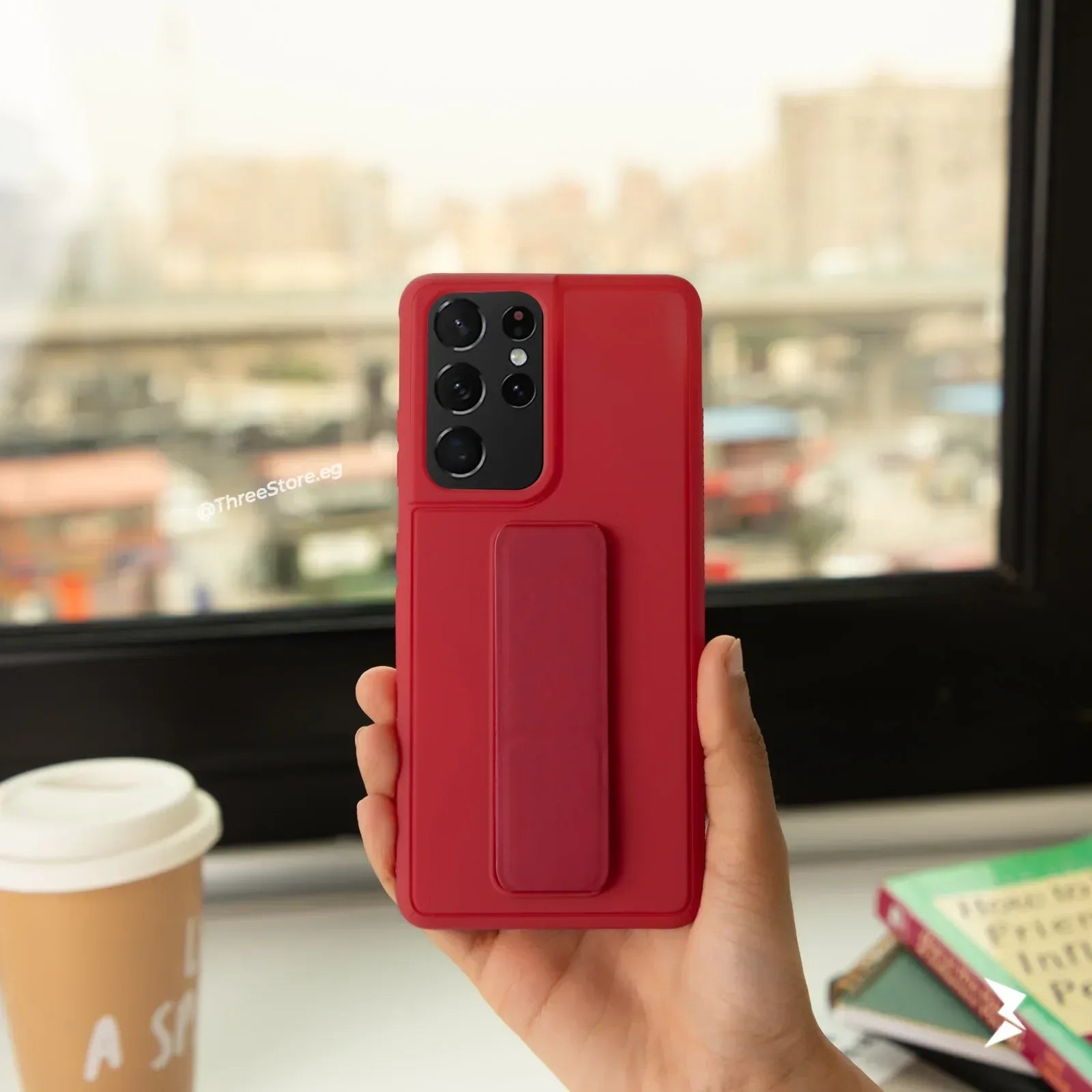 Vertical Magnetic Holder Case Samsung S24 Ultra - Three