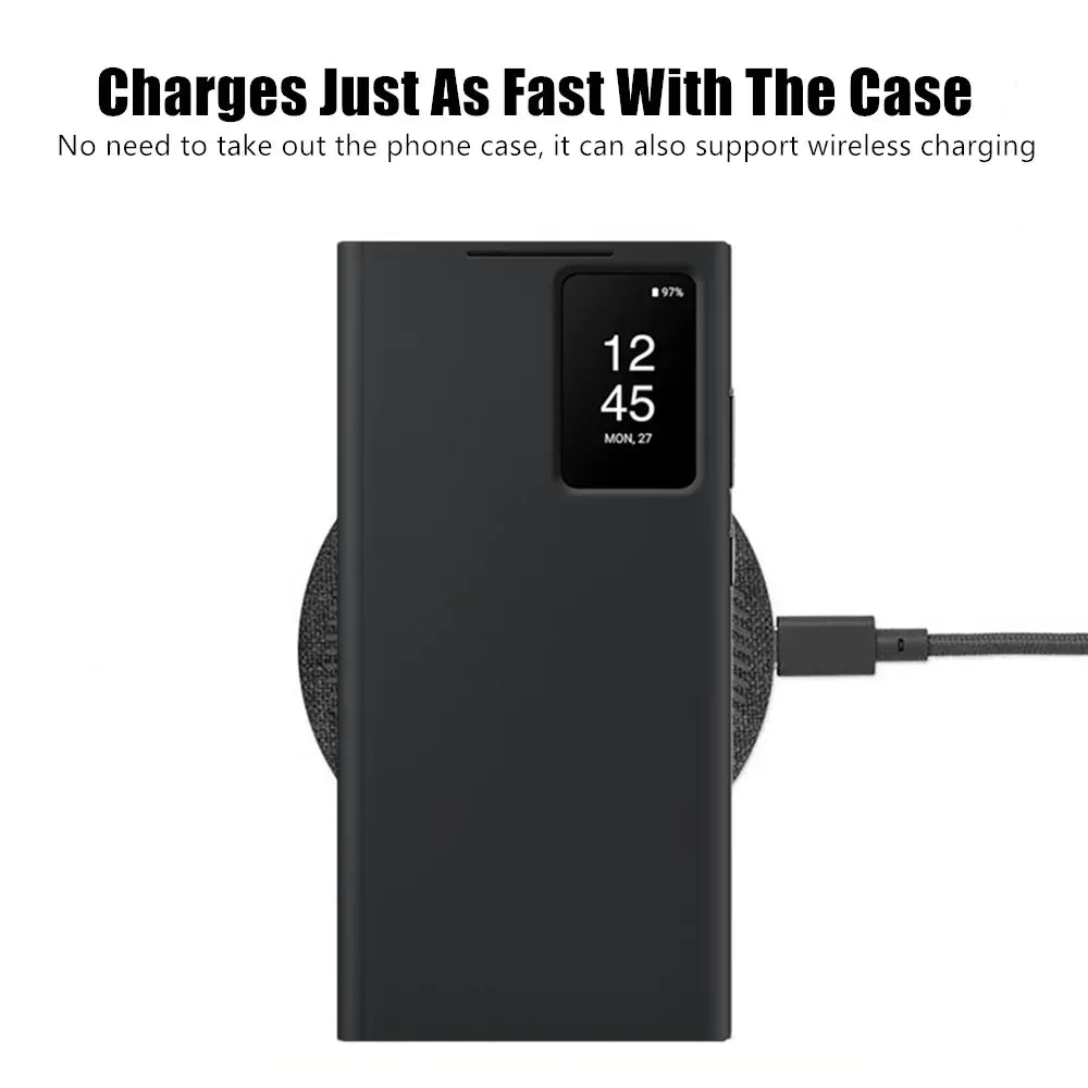 Clear View Case Samsung S22 Ultra - Three