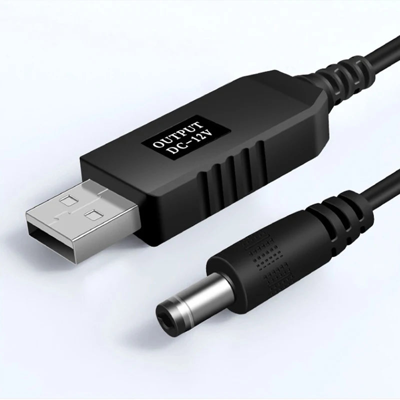 USB DC 5V to 12V Router Cable
