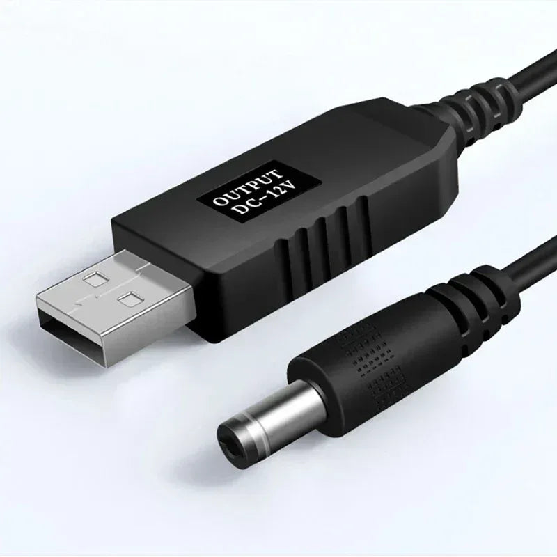 USB DC 5V to 12V Router Cable - Three