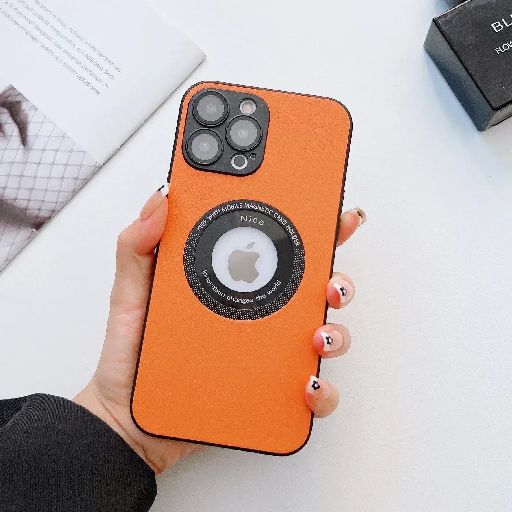 Magnetic Leakage Mark Dustproof Case iPhone 12 Pro Max - Three