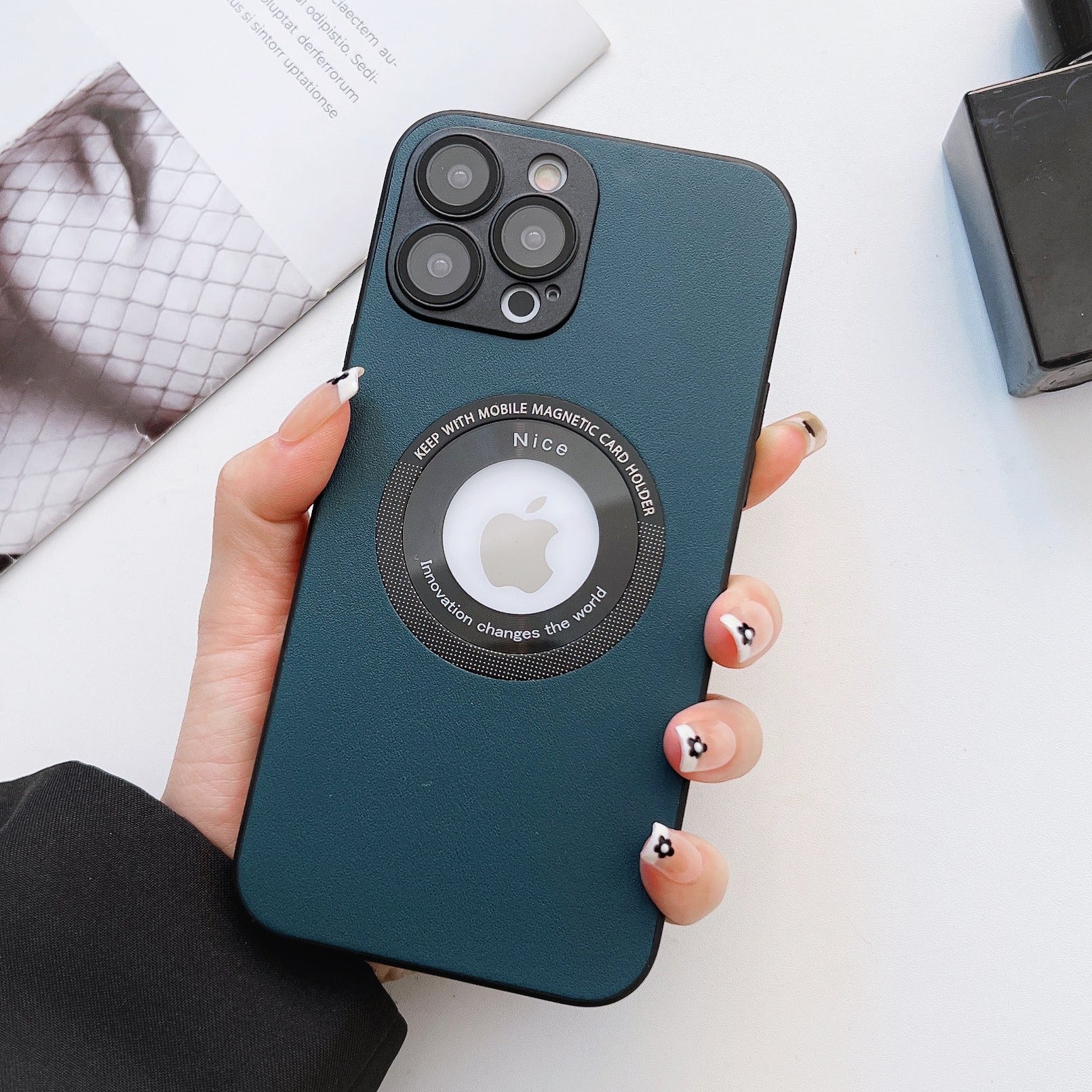 Magnetic Leakage Mark Dustproof Case iPhone 13 Pro Max