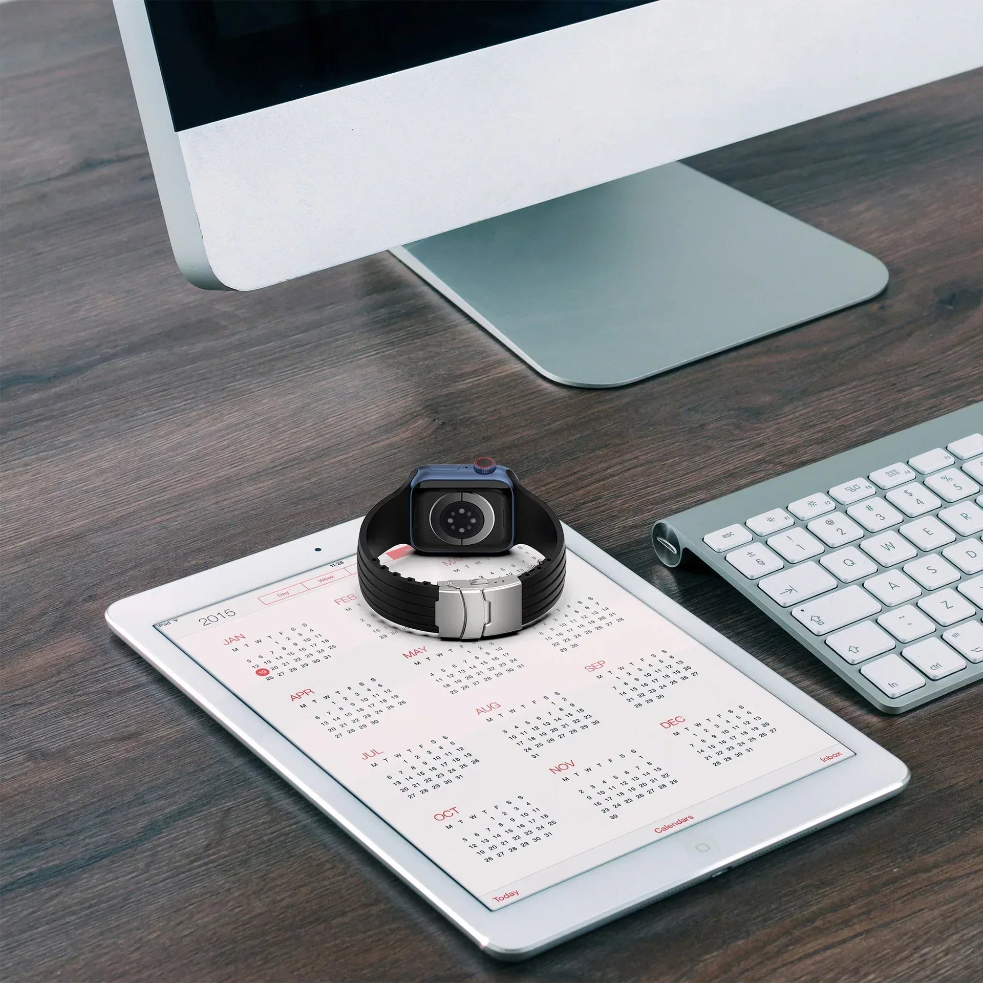 Tissot Compatible Silicone Starp For Apple Watch - Three