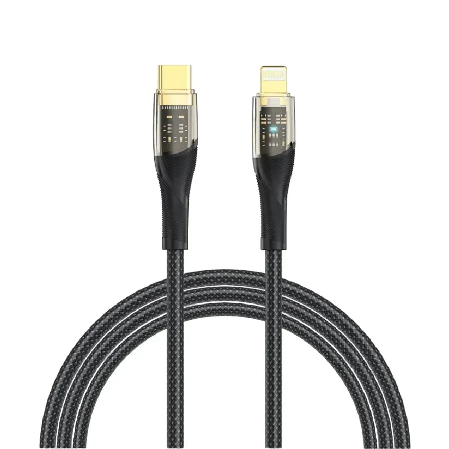 LANEX Type-C To Lightning Data Cable 1.2M LS22CL - Three