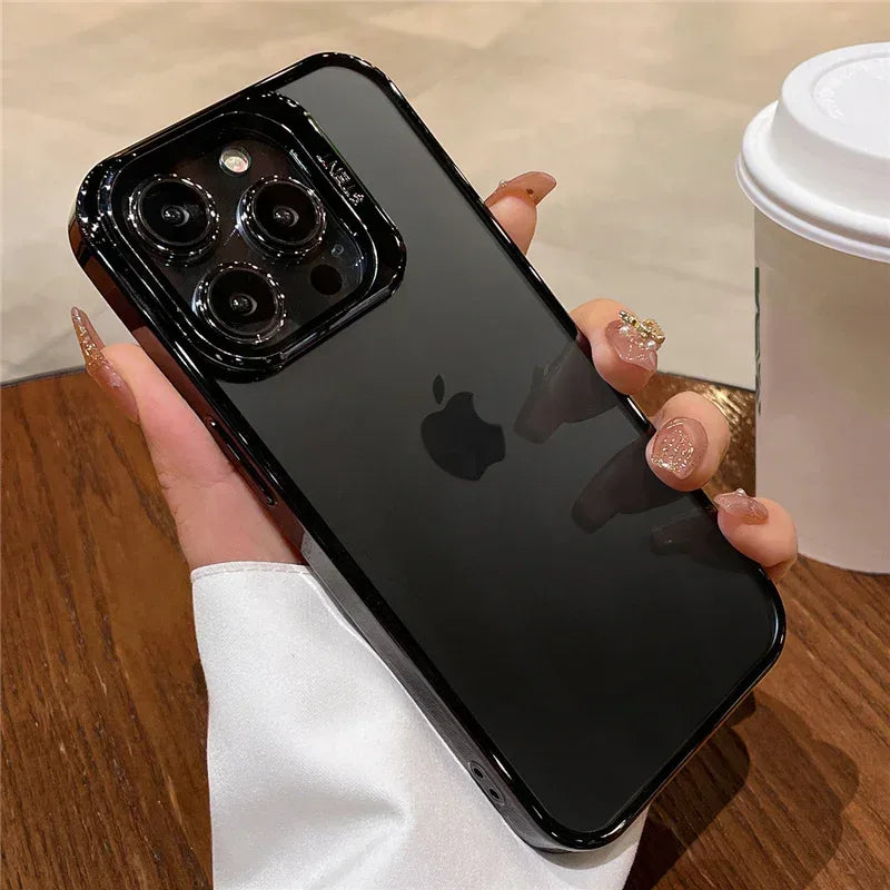 Invisible Folding Holder Camera Stand Case iPhone 12 / 12 Pro - Three