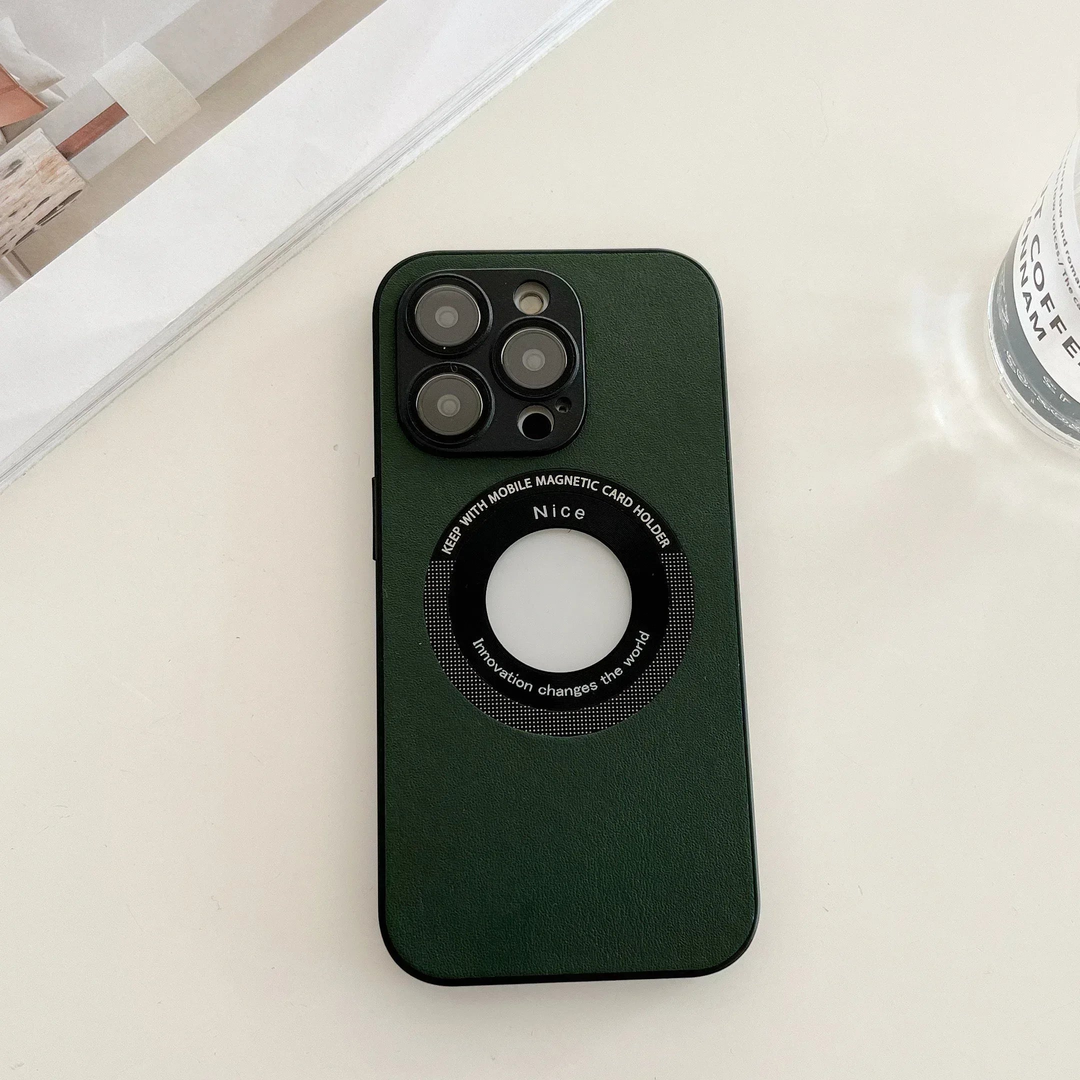 Magnetic Leakage Mark Dustproof Case iPhone 12 Pro Max - Three