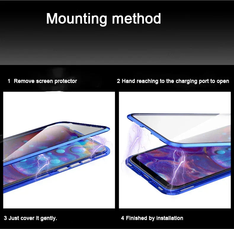 Full Body Metal Camera Protection Case Samsung Note 20 Ultra - Three