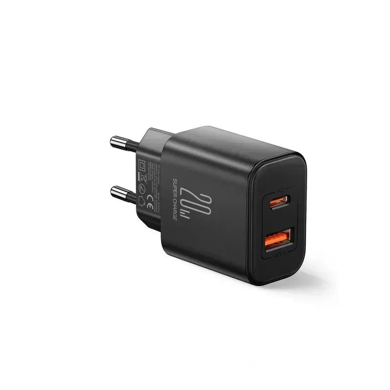 Joyroom Flash Series 20W A+C Dual-Port Charger 20W With Cable JR-TCF05EU - Three