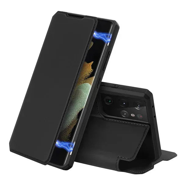 Dux Skin X Series Magnetic Flip Case Samsung S21 Ultra - Three