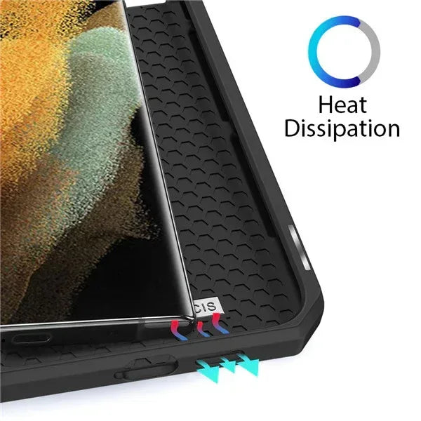 Dux Skin X Series Magnetic Flip Case Samsung S21 Ultra - Three