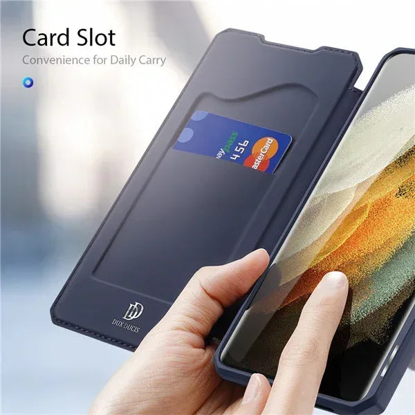 Dux Skin X Series Magnetic Flip Case Samsung S21 Ultra - Three