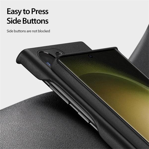 Dux Ducis Grit Leather Case Samsung S23 Ultra - Three