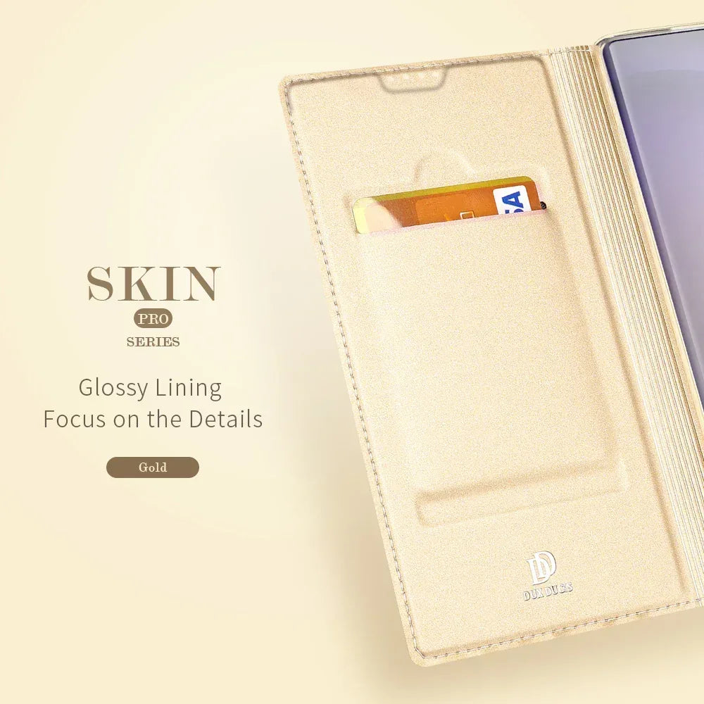 Dux Ducis Skin Pro Flip Leather Case Samsung S23 Ultra - Three