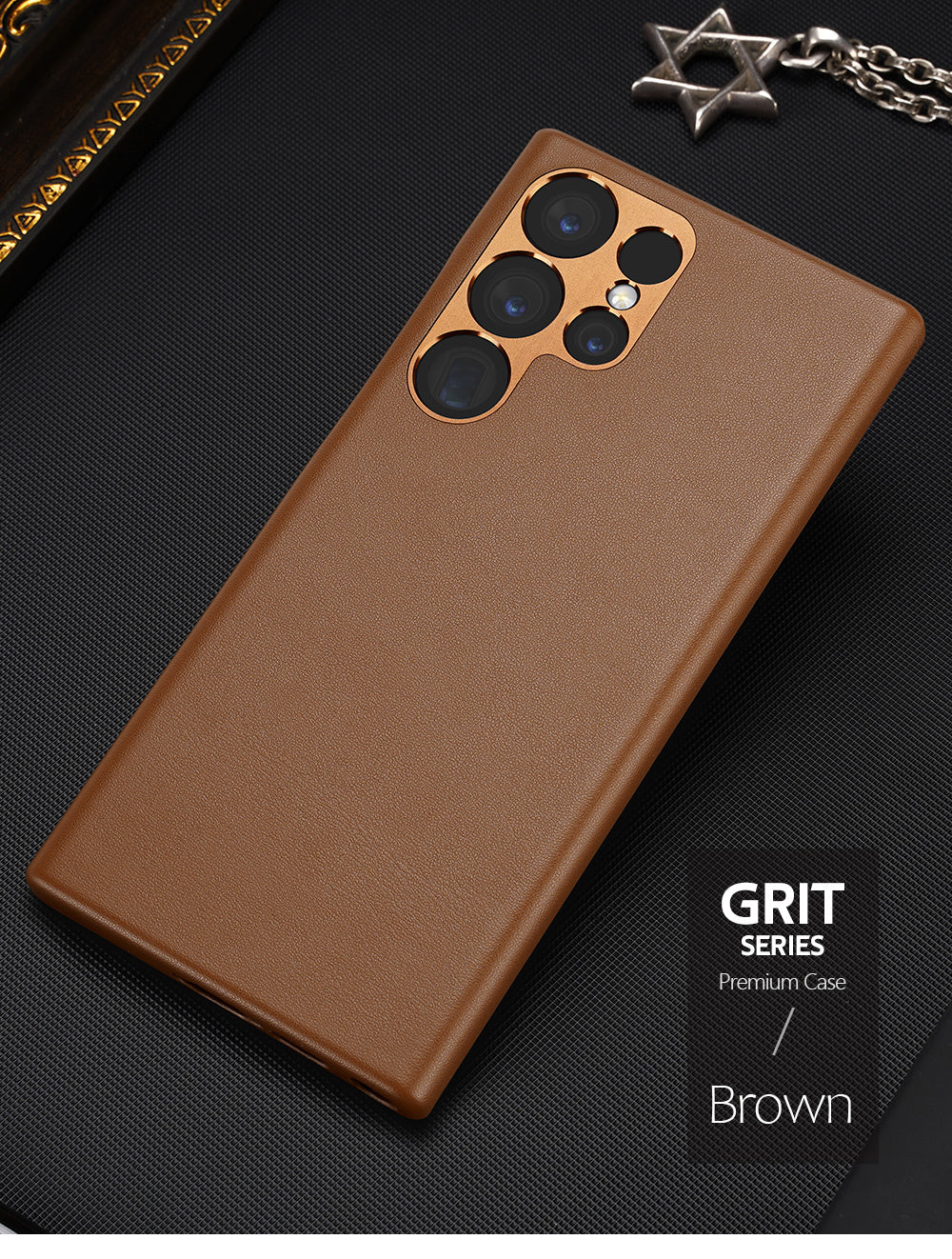 Dux Ducis Grit Leather Case Samsung S23 Ultra