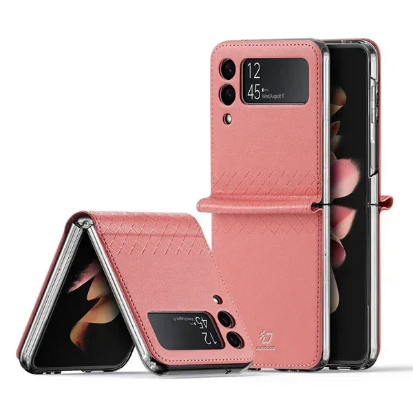 Dux Bril PU Leather Case Samsung Z Flip 3 - Three