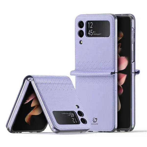 Dux Bril PU Leather Case Samsung Z Flip 3 - Three