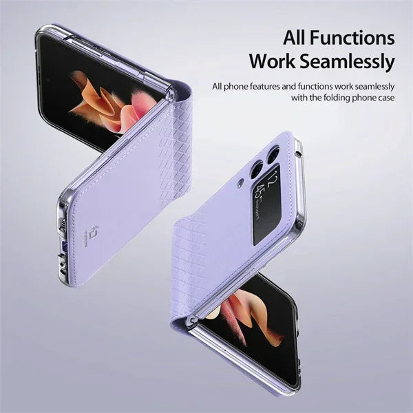 Dux Bril PU Leather Case Samsung Z Flip 3 - Three